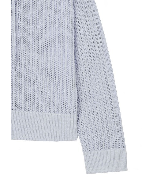 Guess(ゲス)の「LADIES' Sweater L/Slv Hooded Zip-Up Jkt パーカー ジップアップ(パーカー・レディース・ライトインディゴブルー・X-SMALL/SMALL)」の8枚目の写真