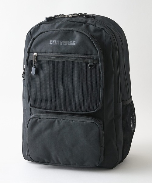 CONVERSE(コンバース)の「【CONVERSE/コンバース】3POCKET BACKPACK 3ポケットバックパック 容量約30L(バックパック/リュック・メンズ・ホワイト/ピンク/ブラック/サックスブルー・FREE)」の2枚目の写真