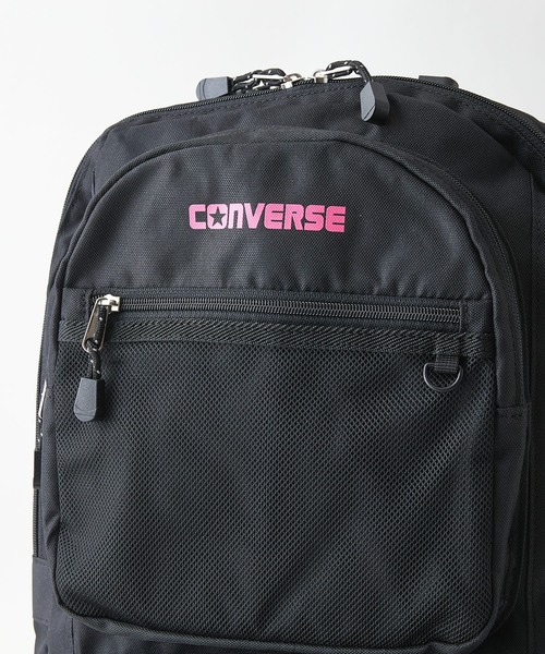 CONVERSE(コンバース)の「【CONVERSE/コンバース】3POCKET BACKPACK 3ポケットバックパック 容量約30L(バックパック/リュック・メンズ・ホワイト/ピンク/ブラック/サックスブルー・FREE)」の10枚目の写真