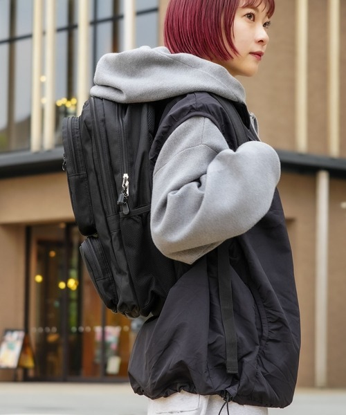CONVERSE(コンバース)の「【CONVERSE/コンバース】3POCKET BACKPACK 3ポケットバックパック 容量約30L(バックパック/リュック・メンズ・ホワイト/ピンク/ブラック/サックスブルー・FREE)」の21枚目の写真