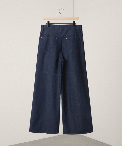 Alfred Alex（アルフレッドアレックス）の「【Alfred Alex】Rigid Wide Baggy Recycled Denim / リジッド ワイドバギーデニムパンツ（デニムパンツ・メンズ・インディゴブルー/ブラック系/ブラック・S/M/L）」の15枚目の写真