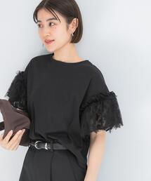 URBAN RESEARCH ROSSO WOMEN | チュールドッキングTEEブラウス(Tシャツ/カットソー)