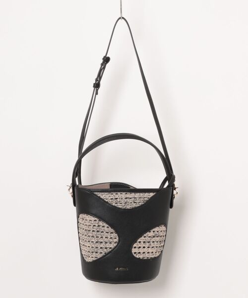 LE VERNIS（ル・ベルニ）の「【ル・ベルニ】Hole digging bucket（ハンドバッグ・レディース・ブラック/ブラウン・FREE）」の2枚目の写真