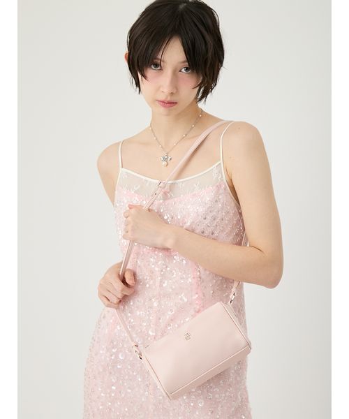 LILY BROWN（リリーブラウン）の「2wayミニショルダーバッグ（ショルダーバッグ・レディース・ブラック/ライトベージュ/ライトピンク/ライトブルー・F）」の21枚目の写真