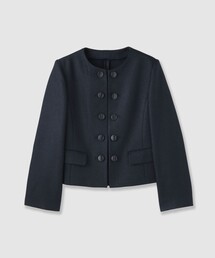 ANAYI（アナイ）の「バスケットノーカラーダブルジャケット〈セットアップ対応商品〉（ノーカラージャケット）」