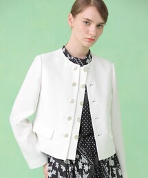 ANAYI（アナイ）の「バスケットノーカラーダブルジャケット〈セットアップ対応商品〉（ノーカラージャケット）」