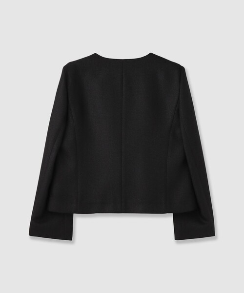 ANAYI(アナイ)の「バスケットノーカラーダブルジャケット〈セットアップ対応商品〉(ノーカラージャケット・レディース・ネイビー/ベージュ/ホワイト/モカ/ブラック/クリーム・38/36)」の17枚目の写真