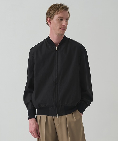 ATTACHMENT(アタッチメント)の「【ATTACHMENT/アタッチメント】CO WEATHER MA-1(MA-1・メンズ・ライトグレー/ブラック・3/2/1)」の2枚目の写真