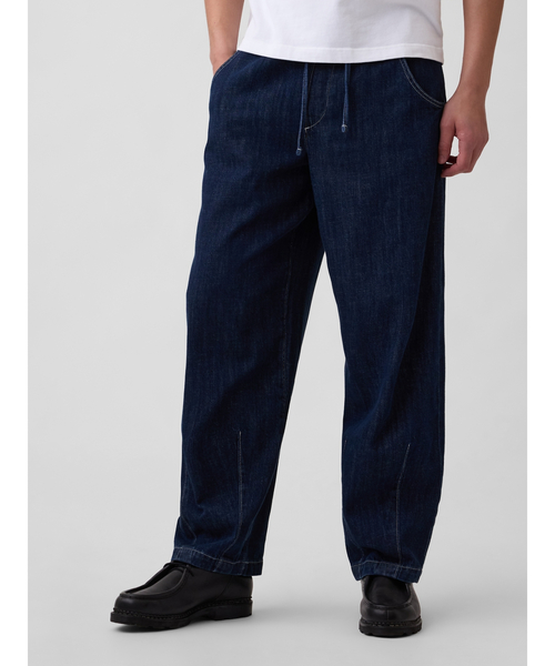 GAP(ギャップ)の「スーパーバギー イージーウエストデニム(デニムパンツ・メンズ・インディゴブルー・XS/XL/L/M/S)」の8枚目の写真
