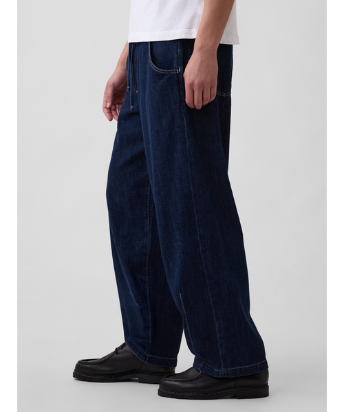 GAP(ギャップ)の「スーパーバギー イージーウエストデニム(デニムパンツ・メンズ・インディゴブルー・XS/XL/L/M/S)」の9枚目の写真