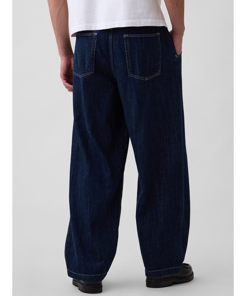 GAP(ギャップ)の「スーパーバギー イージーウエストデニム(デニムパンツ・メンズ・インディゴブルー・XS/XL/L/M/S)」の10枚目の写真