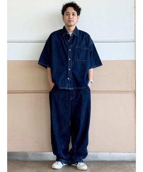 GAP(ギャップ)の「スーパーバギー イージーウエストデニム(デニムパンツ・メンズ・インディゴブルー・XS/XL/L/M/S)」の6枚目の写真