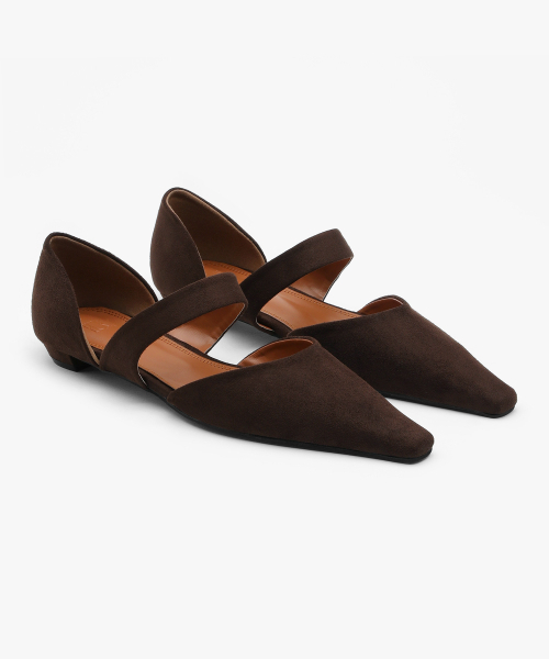 EPURE(エピュレ)の「MOUH Suede Flats (3color)(バレエシューズ・レディース・ブラック/ベージュ/ブラウン・22.5cm/23cm/23.5cm/24cm/24.5cm/25cm/25.5cm)」の7枚目の写真