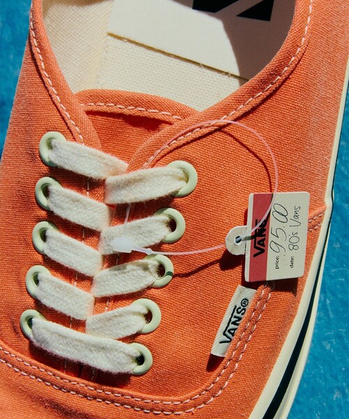 VANS（バンズ）の「VANS / VANS For BEAMS BOY Authentic Vintage Orange（スニーカー・レディース・オレンジ・25.5/25/24.5/24/23.5/23/22.5）」の9枚目の写真