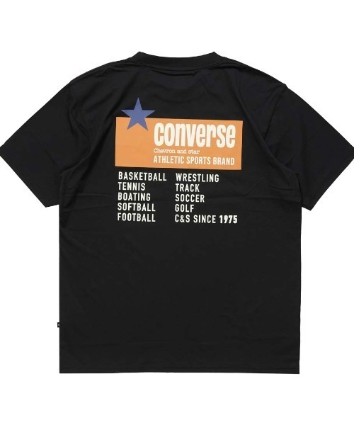 CONVERSE（コンバース）の「コンバース  ACV CREDIT TEE M 半袖Tシャツ（Tシャツ/カットソー・メンズ・チャコールグレー/ブラック・M/L/LL）」の2枚目の写真