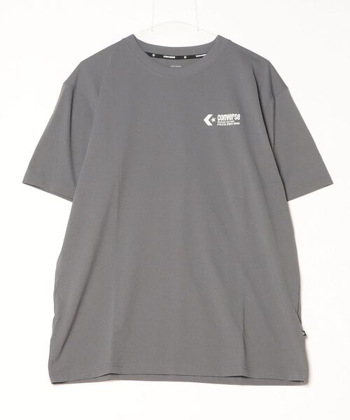 CONVERSE（コンバース）の「コンバース  ACV CREDIT TEE M 半袖Tシャツ（Tシャツ/カットソー・メンズ・チャコールグレー/ブラック・M/L/LL）」の8枚目の写真