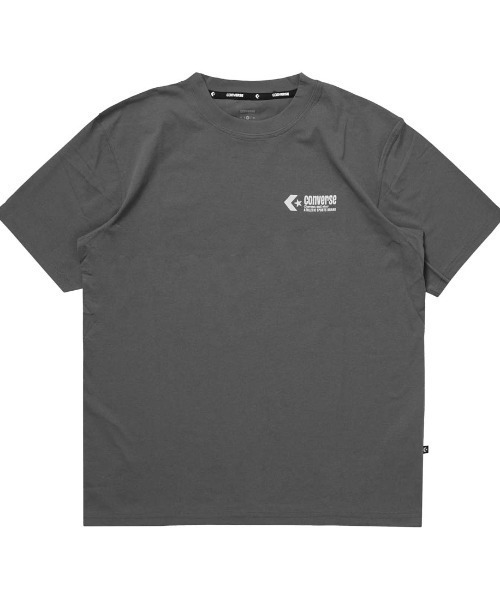 CONVERSE（コンバース）の「コンバース  ACV CREDIT TEE M 半袖Tシャツ（Tシャツ/カットソー・メンズ・チャコールグレー/ブラック・M/L/LL）」の4枚目の写真