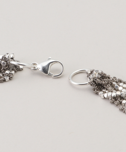 VERMEIL par iena（ヴェルメイユパーイエナ）の「JEAN FRANCOIS MIMILLA ジャンフランソワミミラ Steel Beads & SteeネックレスCOL159（ネックレス・レディース・シルバー・FREE）」の4枚目の写真