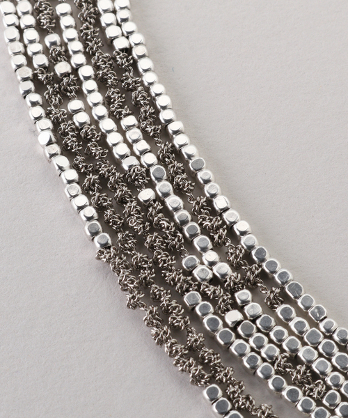 VERMEIL par iena（ヴェルメイユパーイエナ）の「JEAN FRANCOIS MIMILLA ジャンフランソワミミラ Steel Beads & SteeネックレスCOL159（ネックレス・レディース・シルバー・FREE）」の6枚目の写真
