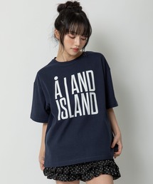 【UNISEX】ALAND／ISLANDプリント半袖Tシャツ