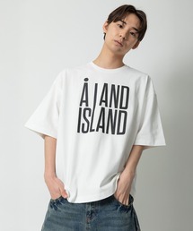 【UNISEX】ALAND/ISLANDプリント半袖Tシャツ