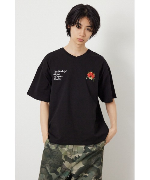 RODEO CROWNS WIDE BOWL(ロデオクラウンズワイドボウル)の「(Ed Hardy) ETERNAL LOVE Tシャツ(Tシャツ/カットソー・レディース・オフホワイト/ブラック・MEDIUM/LARGE)」の22枚目の写真