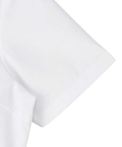 TOKYO SHIRTS(トウキョウシャツ)の「【透け防止】 形態安定ノンアイロン レギュラー 半袖ビジネスワイシャツ 白無地(ビジネスシャツ・レディース・ホワイト・L/S/XL/LL/M)」の4枚目の写真