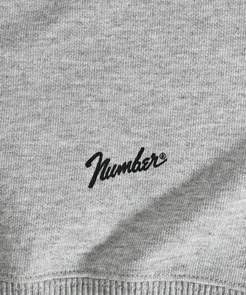 NUMBER (N)INE(ナンバーナイン)の「【NUMBER(N)INE/ナンバーナイン】Sweat Tshirt / ショートスリーブ クルーネック スウェット(スウェット・メンズ・グレー/ブラック・M/L)」の11枚目の写真