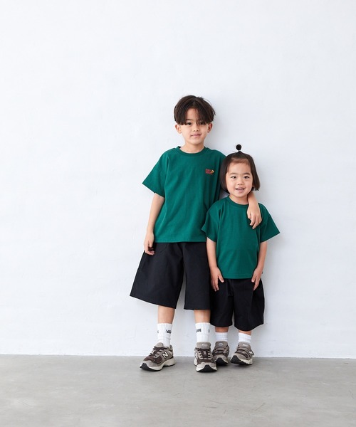 Fluffy BROTHERS（フラッフィーブラザーズ）の「ペインターハーフパンツ（その他パンツ・キッズ・ブラック/ベージュ・90cm/100cm/110cm/120cm/130cm/140cm/150cm）」の14枚目の写真