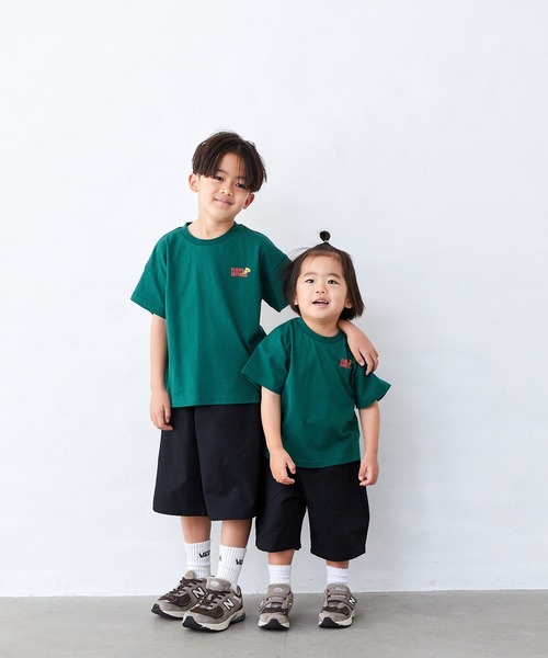 Fluffy BROTHERS（フラッフィーブラザーズ）の「ペインターハーフパンツ（その他パンツ・キッズ・ブラック/ベージュ・90cm/100cm/110cm/120cm/130cm/140cm/150cm）」の15枚目の写真