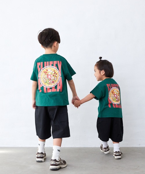 Fluffy BROTHERS（フラッフィーブラザーズ）の「ペインターハーフパンツ（その他パンツ・キッズ・ブラック/ベージュ・90cm/100cm/110cm/120cm/130cm/140cm/150cm）」の16枚目の写真