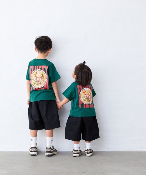 Fluffy BROTHERS（フラッフィーブラザーズ）の「ペインターハーフパンツ（その他パンツ・キッズ・ブラック/ベージュ・90cm/100cm/110cm/120cm/130cm/140cm/150cm）」の17枚目の写真