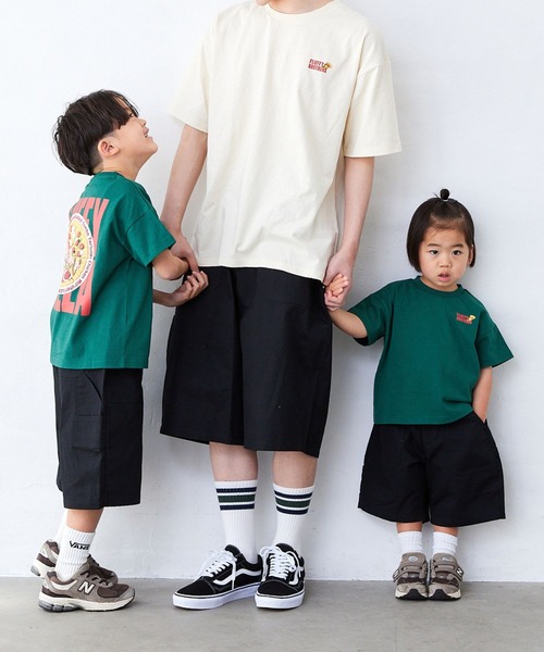 Fluffy BROTHERS（フラッフィーブラザーズ）の「ペインターハーフパンツ（その他パンツ・キッズ・ブラック/ベージュ・90cm/100cm/110cm/120cm/130cm/140cm/150cm）」の20枚目の写真