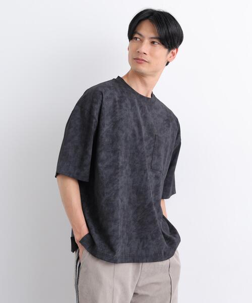 NORMANBROS（ノーマンブロス）の「NORMANBROS別注 プレーティングフェードTシャツ半袖（Tシャツ/カットソー・メンズ・グレー/ブラック/ホワイト・L/M）」の5枚目の写真