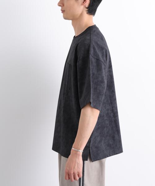 NORMANBROS（ノーマンブロス）の「NORMANBROS別注 プレーティングフェードTシャツ半袖（Tシャツ/カットソー・メンズ・グレー/ブラック/ホワイト・L/M）」の9枚目の写真