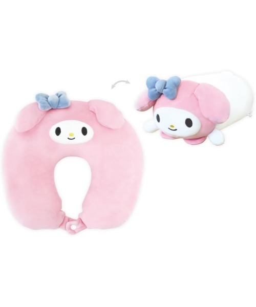 sanrio(サンリオ)の「【 sanrio 】 サンリオキャラクターズ おでかけ2way ネックピロー 26S4(クッション/クッションカバー・レディース・ホワイト×レッド/ブラック/ピンク/ホワイト・FREE)」の11枚目の写真