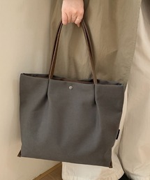 CHUN CHUN NOTES（チュンチュンノーツ）の「26SS/フェイクレザーハンドルキャンバストートバッグ（トートバッグ）」