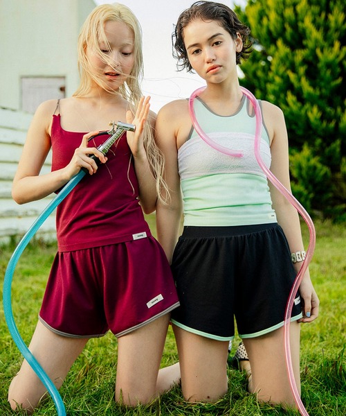 GOCOCi(ゴコチ)の「「GOCOCi ゴコチ」「cooomy.(クーミー)」 ショートパンツ(その他パンツ・レディース・レッド系その他/ブラック系その他/ワイン・M/L)」の5枚目の写真