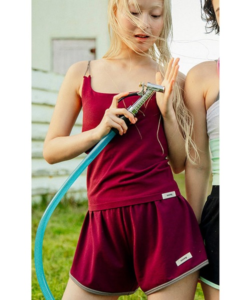 GOCOCi(ゴコチ)の「「GOCOCi ゴコチ」「cooomy.(クーミー)」 ショートパンツ(その他パンツ・レディース・レッド系その他/ブラック系その他/ワイン・M/L)」の7枚目の写真