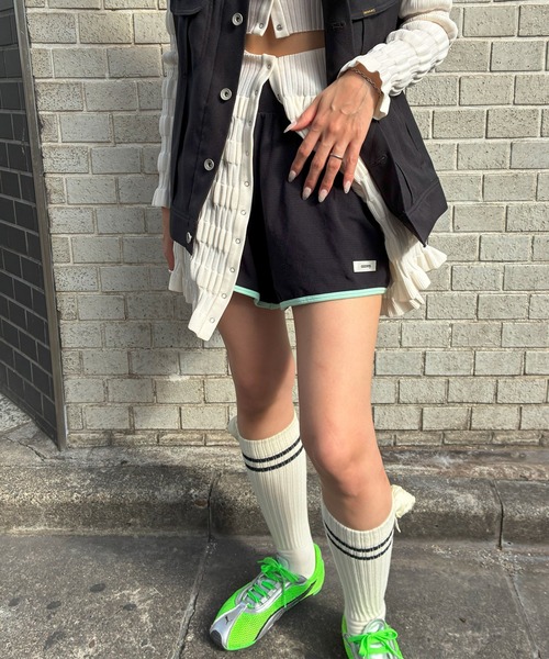 GOCOCi(ゴコチ)の「「GOCOCi ゴコチ」「cooomy.(クーミー)」 ショートパンツ(その他パンツ・レディース・レッド系その他/ブラック系その他/ワイン・M/L)」の14枚目の写真