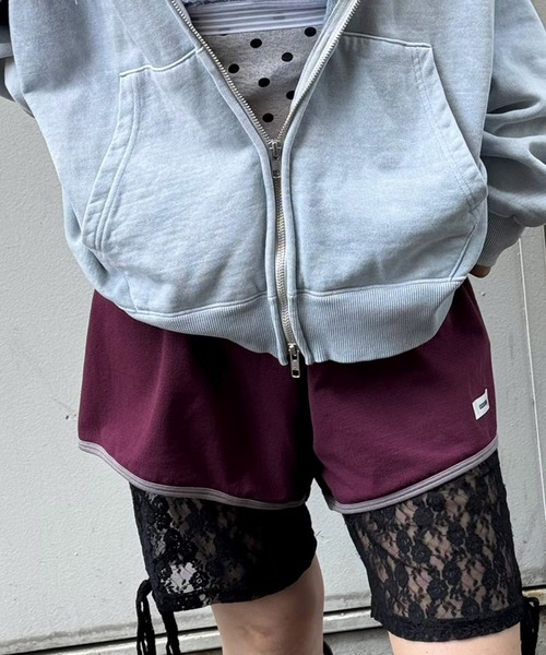 GOCOCi(ゴコチ)の「「GOCOCi ゴコチ」「cooomy.(クーミー)」 ショートパンツ(その他パンツ・レディース・レッド系その他/ブラック系その他/ワイン・M/L)」の16枚目の写真