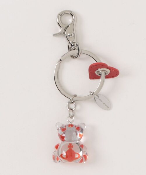 Vivienne Westwood(ヴィヴィアンウエストウッド)の「TEDDY RESIN KEYRING(キーケース/キーアクセサリー・レディース・レッド・FREE)」の2枚目の写真