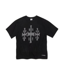 3 クロスTシャツ [ブラック]