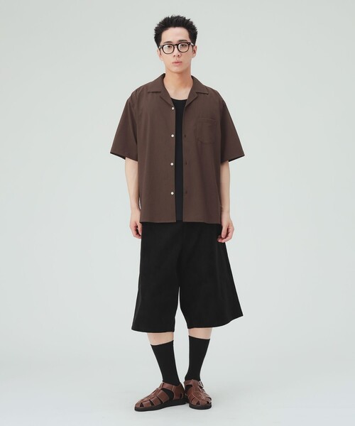 BEAMS HEART(ビームスハート)の「【7/31再値下げ】フェイクレザー ワイドストレート ショーツ(その他パンツ・メンズ・ブラック・LARGE/MEDIUM/SMALL)」の17枚目の写真