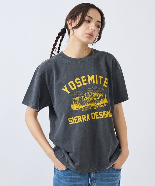 SIERRA DESIGNS（シェラデザイン）の「【SIERRA DESIGINS / シエラデザインズ】YOSEMITE NATIONAL PARK Tシャツ / ユニセックス（Tシャツ/カットソー・メンズ・ホワイト系その他/ホワイト/ブラック/ブラック系その他・M/L）」の4枚目の写真