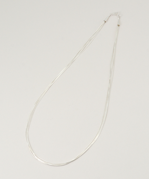 Spick & Span(スピックアンドスパン)の「Native SilverStreams / liquiid silver necklace 60cm(ネックレス・レディース・シルバー・FREE)」の7枚目の写真