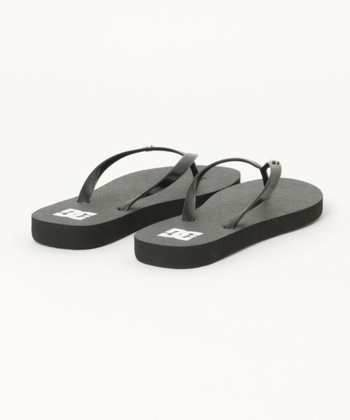 DC SHOES(ディーシーシューズ)の「DC SHOES ウィメンズ Ws DC 3P-SLIP SE ビーチサンダル 【2026年春夏モデル】(サンダル・レディース・ブラック×ホワイト/ブラウン系その他・25cm/24cm/23cm)」の4枚目の写真