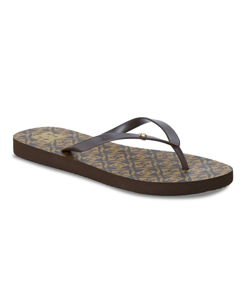 DC SHOES(ディーシーシューズ)の「DC SHOES ウィメンズ Ws DC 3P-SLIP SE ビーチサンダル 【2026年春夏モデル】(サンダル・レディース・ブラック×ホワイト/ブラウン系その他・25cm/24cm/23cm)」の1枚目の写真