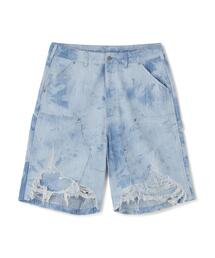 Whiteland カモ柄 ダブルニー ショートパンツ セール】WHITELAND/ホワイトランド/CAMO DOUBLE KNEE SHORT PANTS