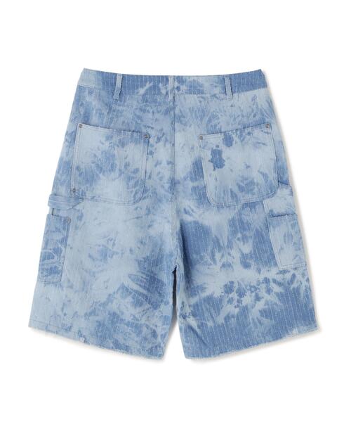 WHITELAND(ホワイトランド)の「WHITELAND/ホワイトランド/TIE-DYE W-KNEE SHORTS(その他パンツ・メンズ・ブラック/ブルー・F)」の4枚目の写真